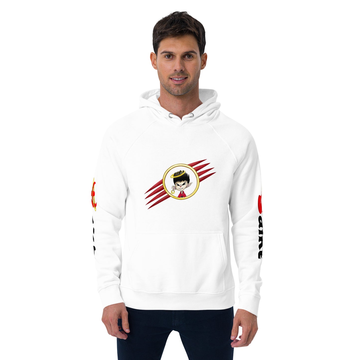 Unisex eco raglan hoodie