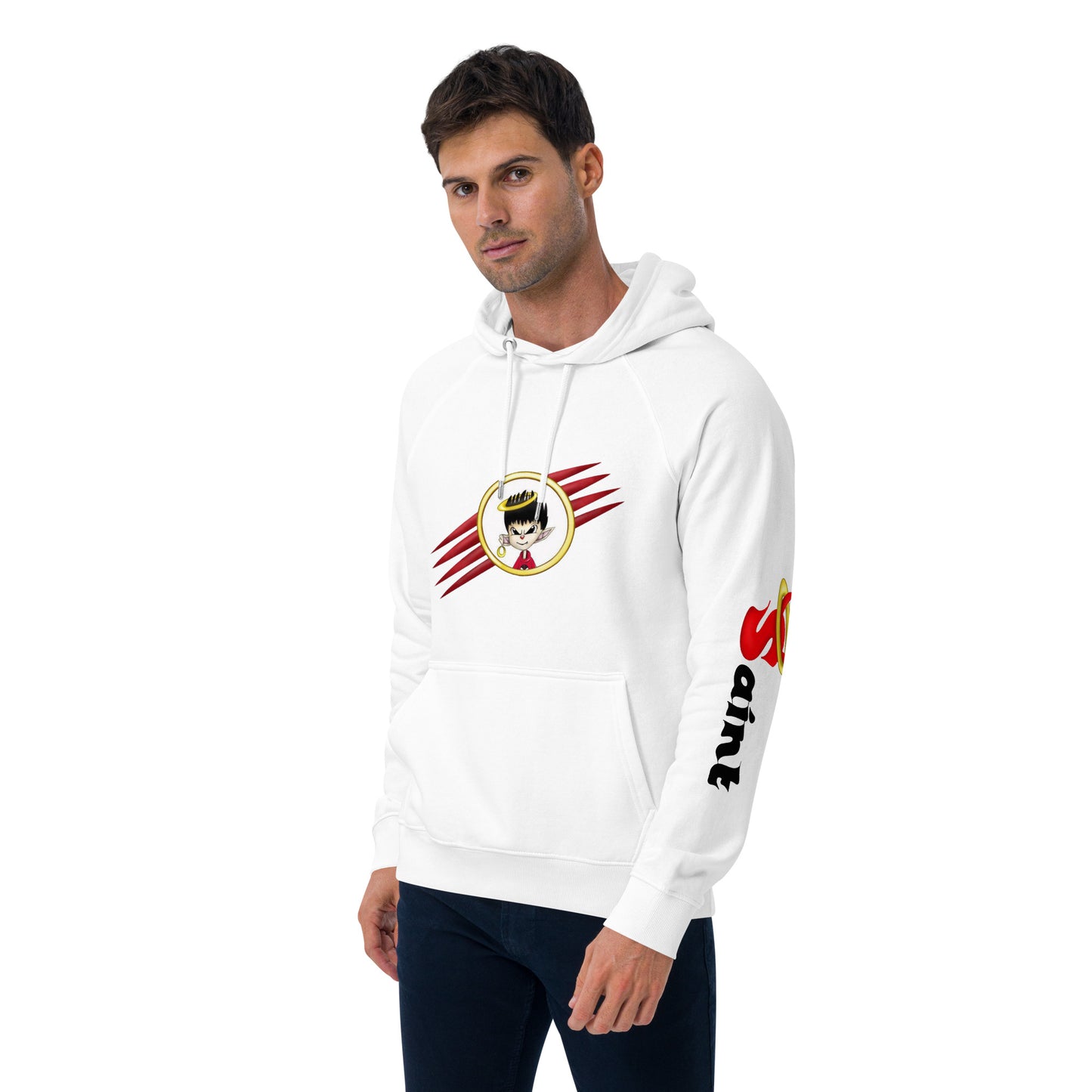 Unisex eco raglan hoodie