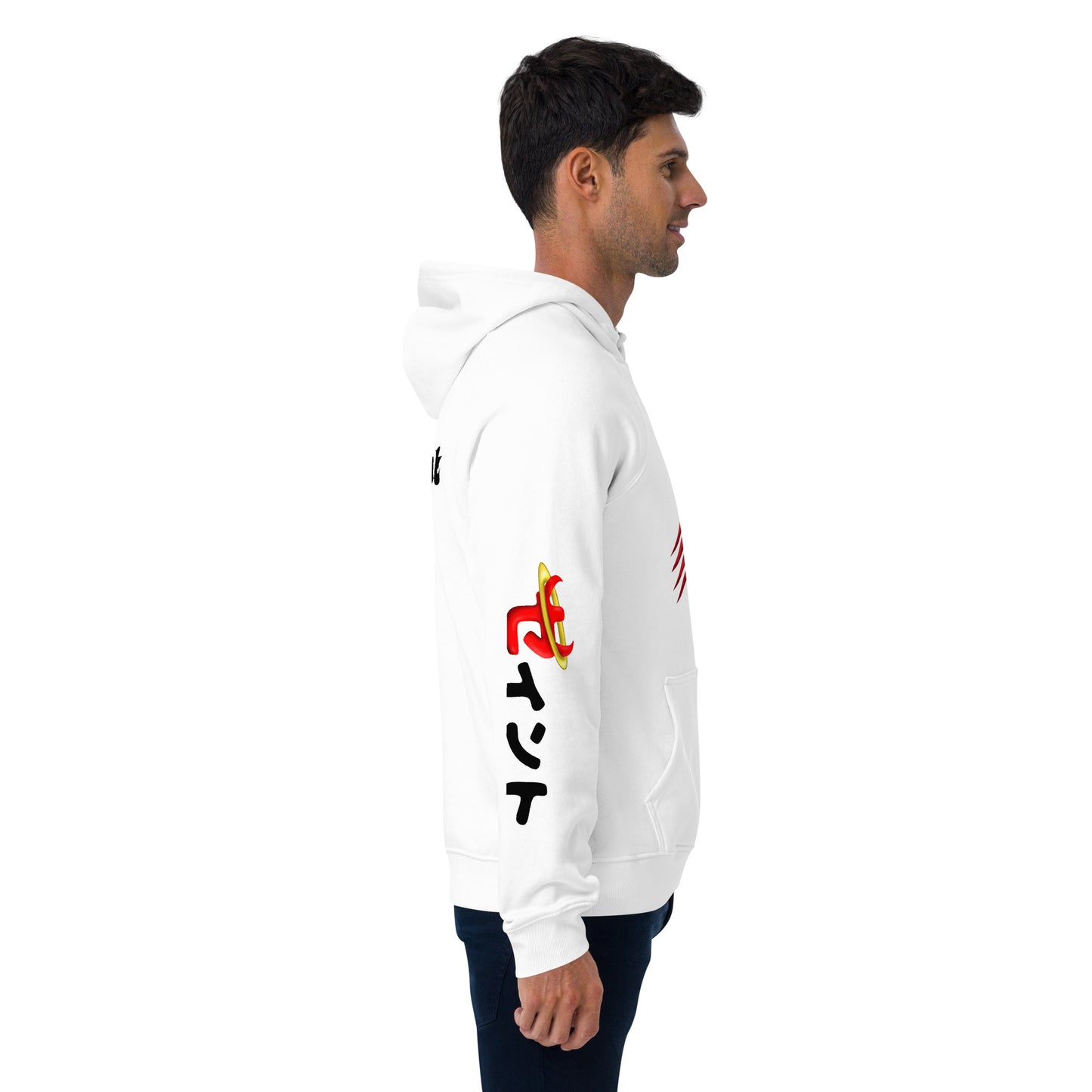 Unisex eco raglan hoodie