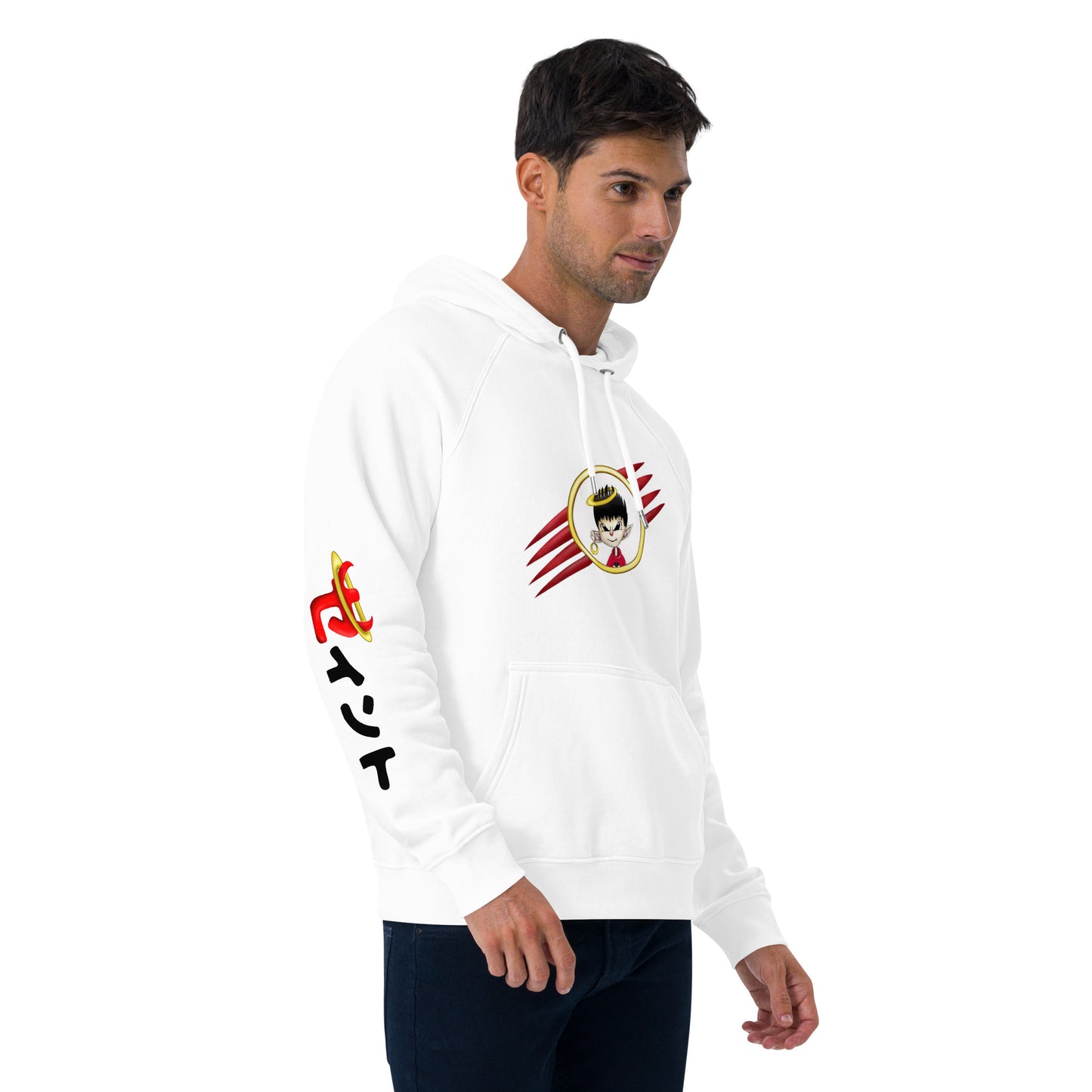 Unisex eco raglan hoodie
